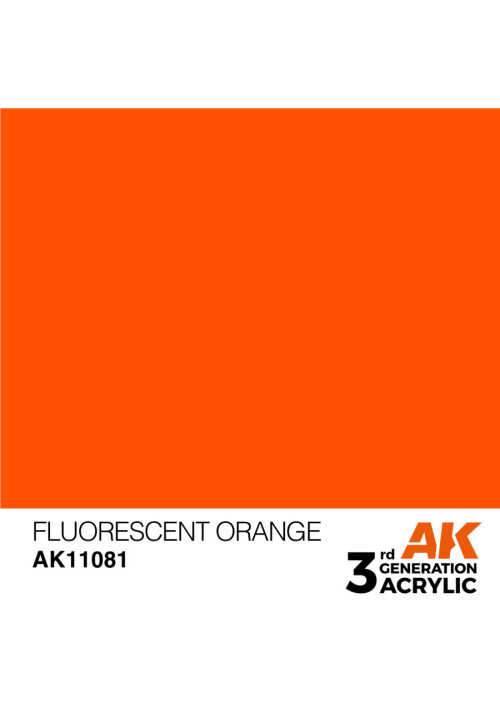 FLUORESCENT ORANGE – STANDARD