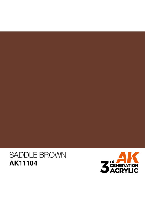  SKU: AK11104 SADDLE BROWN – STANDARD